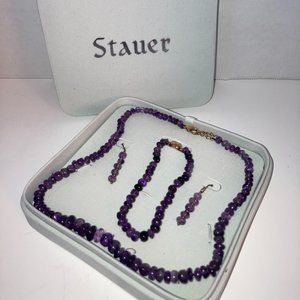 Purple Tanzanite Jewlery Set